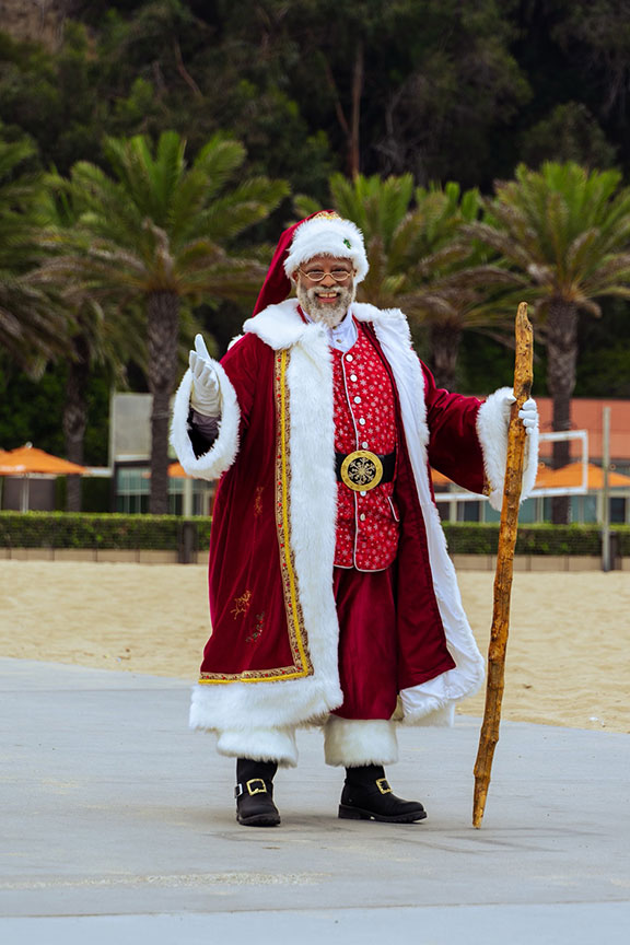 Myk Price as Santa Myk